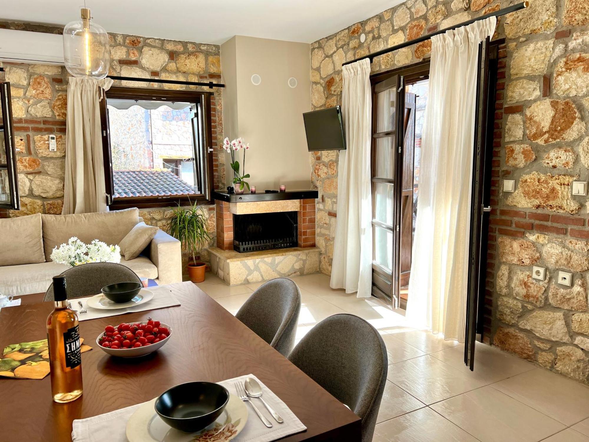 Гостьовий будинок Boutique Stone House Псакудія Екстер'єр фото