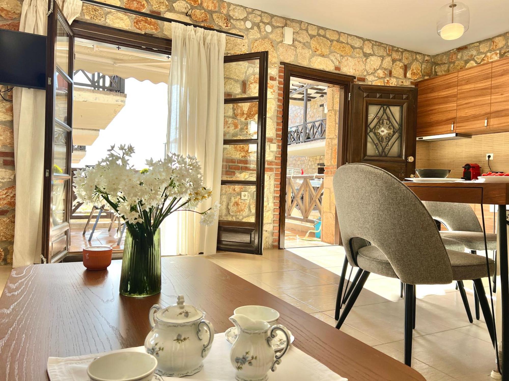 Гостьовий будинок Boutique Stone House Псакудія Екстер'єр фото